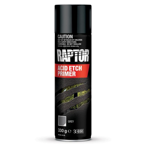 Raptor Acid Etch Primer Aerosol 400ml - RPTEPAU Auto