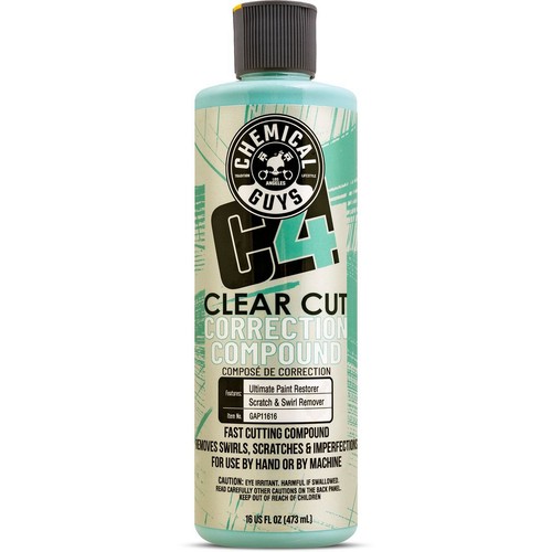 Chemical Guys C4 Clear Cut Correction Compound 473ml - GAP11616 Auto