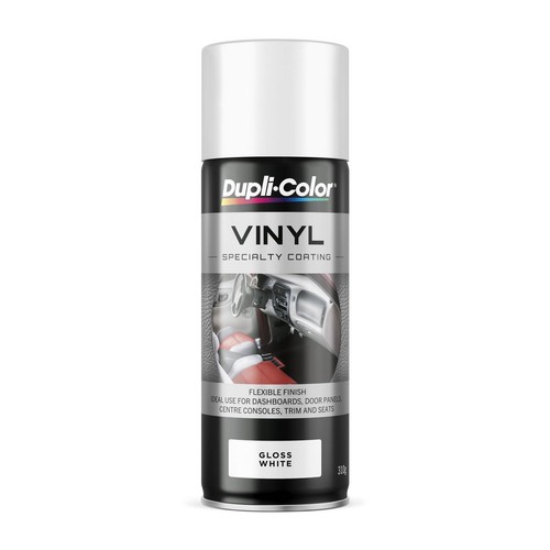 Dupli-Color Vinyl & Fabric Spray Paint Gloss White 310g - HVP105 Auto