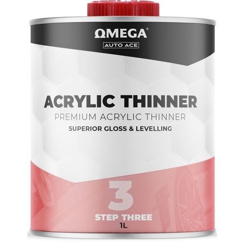 Omega Premium Acrylic Thinners 1L - AA-AT1L Auto