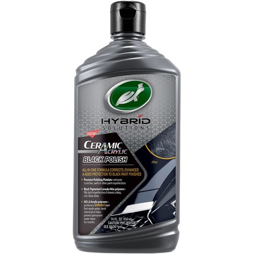 Turtle Wax Hybrid Solutions Ceramic Black Polish & Wax 414ml - 53448 Auto