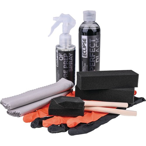 Eclipse Perfect Black Trim Restorer Kit 250ml - EPBKIT Car Interior