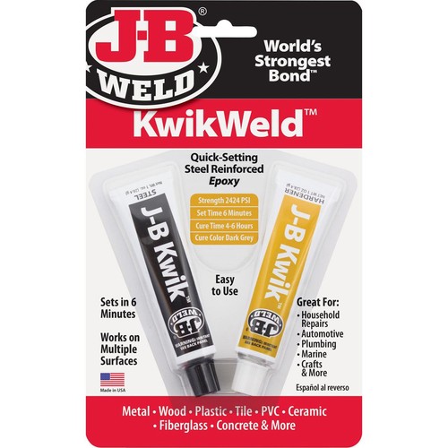 JB Weld KwikWeld Epoxy Twin Pack 28.4g each - 8276 Auto