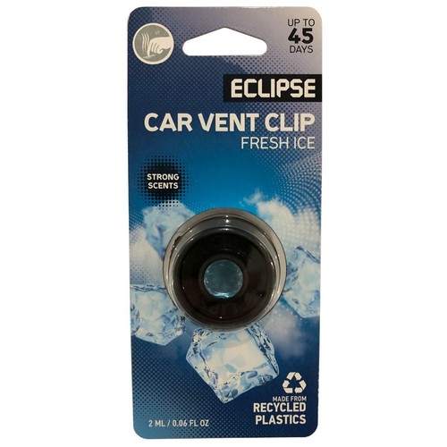 Eclipse Car Air Freshener: Membrane Vent Clip - Fresh Ice - RD2403023 Hardware