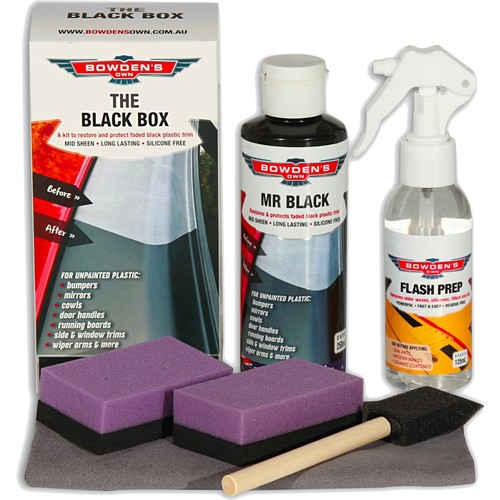 Bowden's Own The Black Box Trim Restorer Kit - BOBBOX Car Interior Workshop Tool