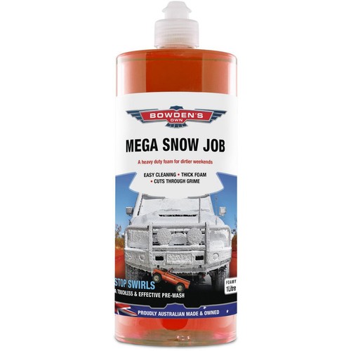 Bowden's Own Mega Snow Job Heavy Duty Snow Foam 1L - BOMEGASNOW1L Car Interior