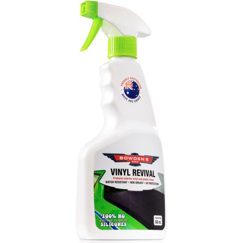 Bowden's Own Vinyl Revival Protectant 500ml - BOVREV Car Interior Workshop Tool