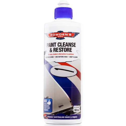 Bowden's Own Paint Cleanse & Restore 500ml - BOABC Car Interior Workshop Tool