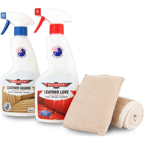 Bowden's Own Leather Clean & Protect Pack - BOLP Car Interior Workshop Tool