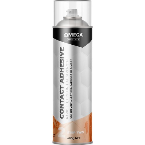 Omega Contact Adhesive Spray 400g - AA-CA400G Auto