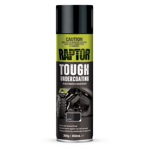 Raptor Tough Undercoating Aerosol 450ml - RTUB/AL Auto