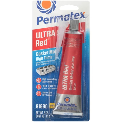 Permatex Ultra Red RTV Silicone Gasket Maker 85g - PX81630 Engine Part