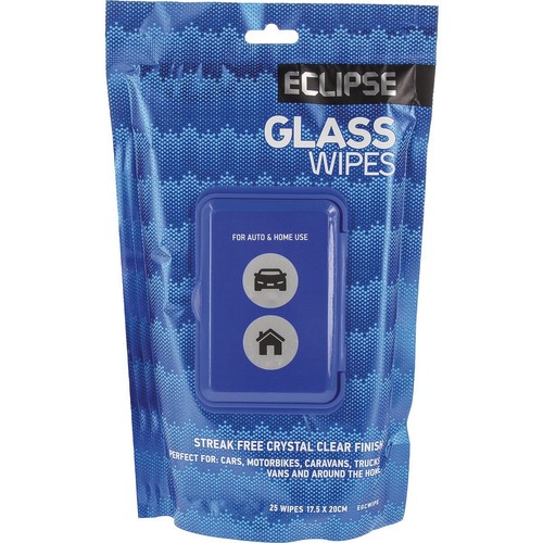 Eclipse Glass Wipes 25Pk - EGCWIPE Workshop Tool
