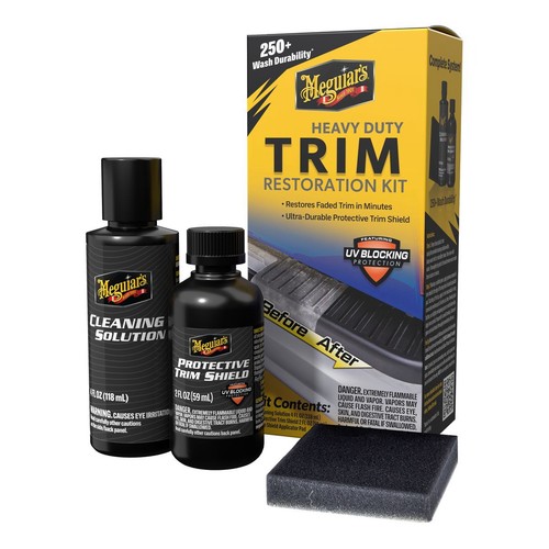 Meguiars Heavy Duty Trim Restore Kit - G250100 Car Interior Workshop Tool