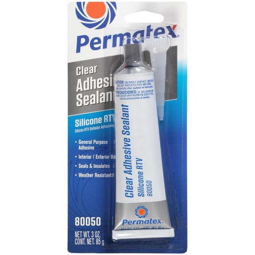 Permatex Clear RTV Silicone Adhesive Sealant 85g - PX80050 Engine Part