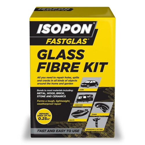 Isopon Fastglas Glass Fibre Kit Small 250ml - GL/SM/D Car Wiring Adapter