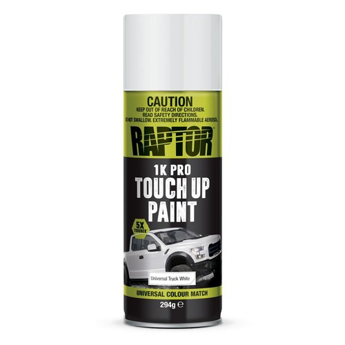 Raptor 1K Pro Touch Up Paint White 294g - RTCW/AL Auto