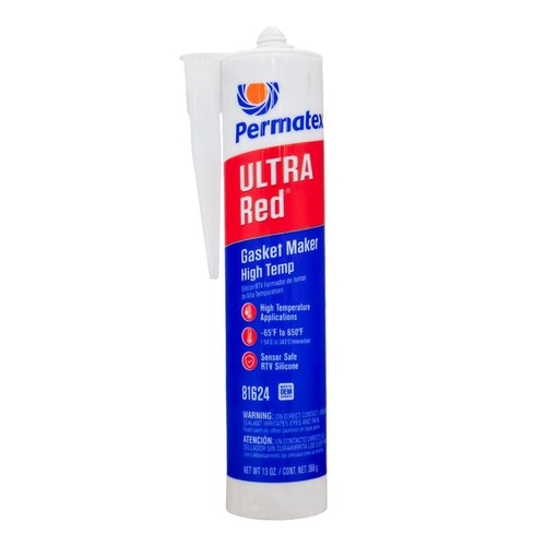 Permatex Ultra Red RTV Silicone Gasket Maker 368g - PX81624 Engine Part