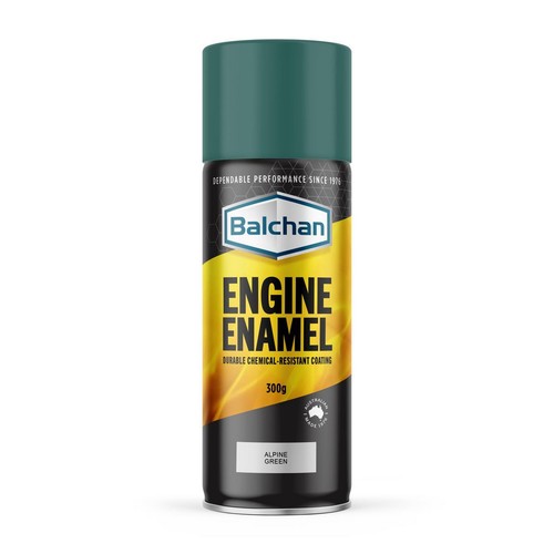 Balchan Engine Enamel Alpine Green Spray Paint 300g - BAL102001 Auto