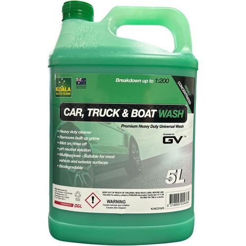 Koala Car, Boat and Truck Wash 5L - K/AC210/5 Auto