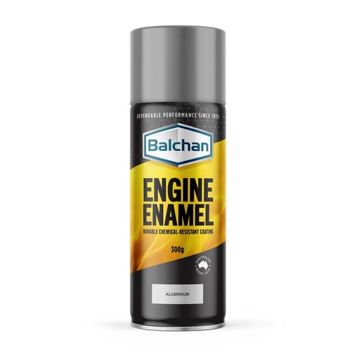 Balchan Engine Enamel Spray Paint Aluminium 300g - BAL102002 Auto