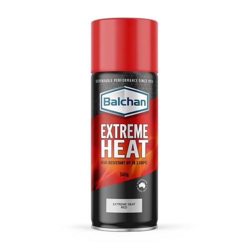 Balchan High Heat Red Spray Paint 340g - BAL101005 Auto