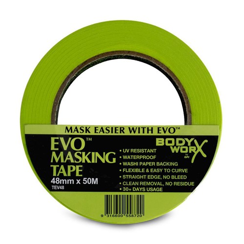 GPI EVO Masking Tape - 48mm x 50m - TEV48 Plumbing
