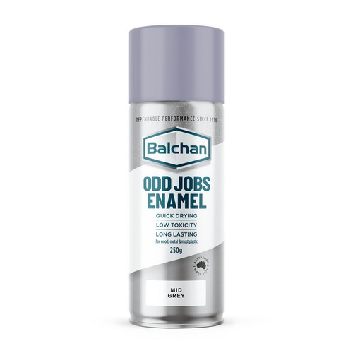 Balchan Odd Jobs Mid Grey Spray Paint 250g - BOJ101218 Auto