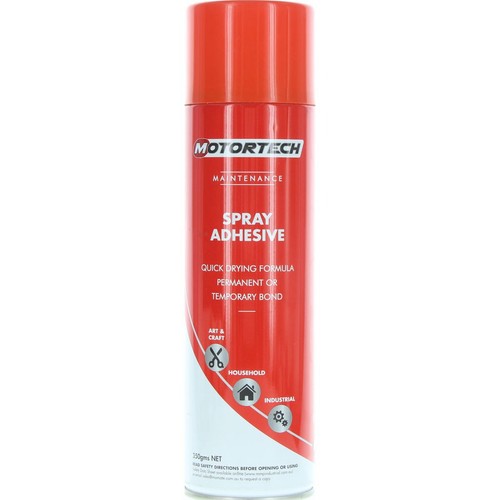 Motortech Spray Adhesive 350G - MT9001 Auto