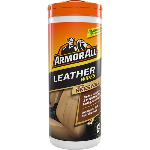 Armor All Leather Wipes 24 Pk - AWLCBXC-24-1ANZ Car Interior Workshop Tool