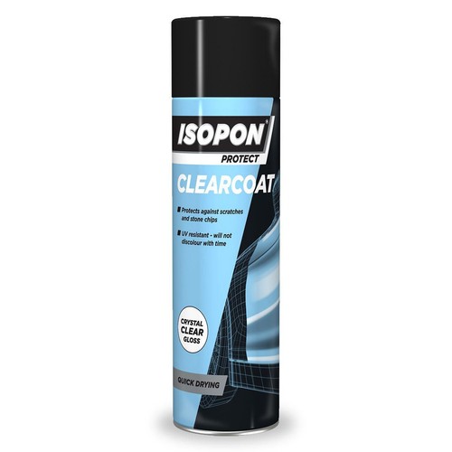 Isopon Protect Clear Coat Aerosol 450ml - CLC/AL Car Wiring Adapter Car Interior
