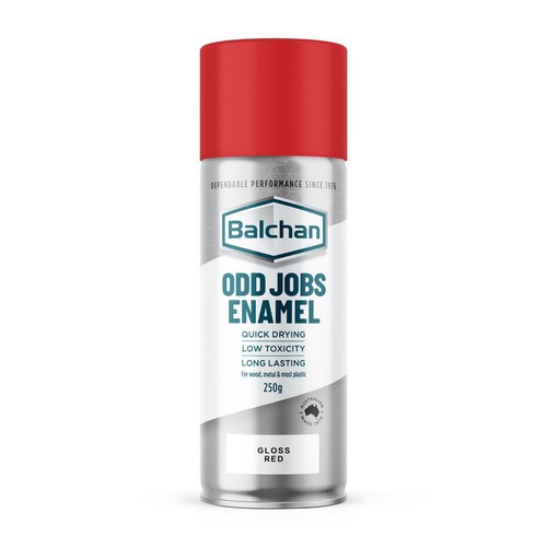 Balchan Odd Jobs Gloss Red Spray Paint 250g - BOJ101012 Auto