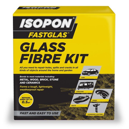 Isopon Fastglas Glass Fibre Kit Large 1035g - GL/LA/D Car Wiring Adapter