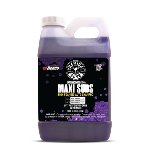 Chemical Guys Showtime Maxi Suds Car Wash Grape 1.89L - CWS_1010_64AU Auto