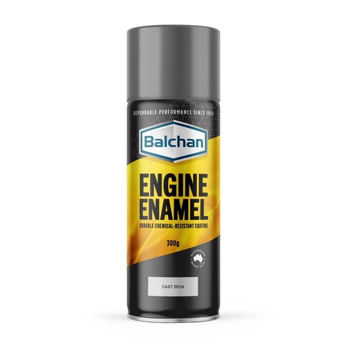 Balchan Engine Enamel Cast Iron Spray Paint 300g - BAL102003 Auto