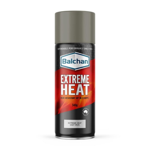 Balchan High Heat Cast Iron Spray Paint 340g - BAL101009 Auto