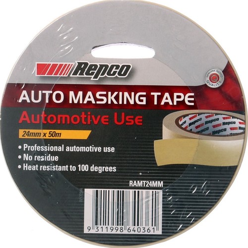 Repco Auto Masking Tape 24mm x 50m - RAMT24MM Auto Part