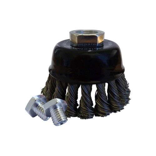 Josco Brush Cup 75mm Multi Thread 0.50 Twist Knot Wire - BTC65 Workshop Tool