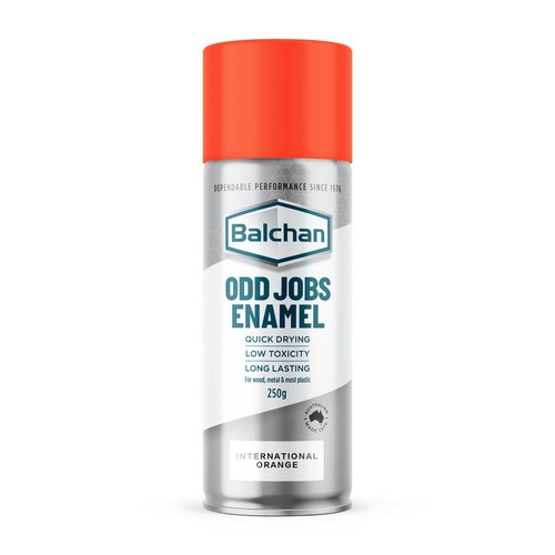 Balchan Odd Jobs International Orange Spray Paint 250g - BOJ101203 Auto