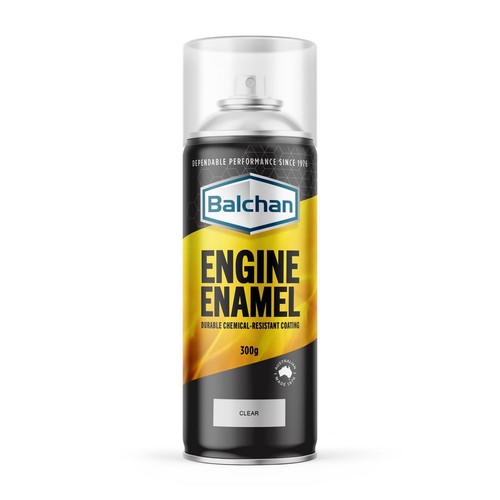 Balchan Engine Enamel Clear Spray Paint 300g - BAL102009 Auto