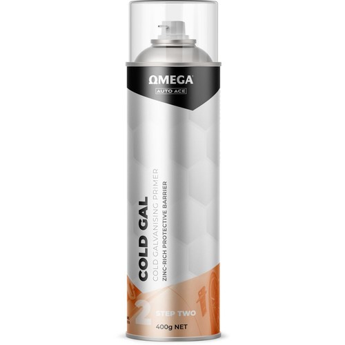 Omega Cold Galvanising Primer Spray 400g - AA-CG400G Auto