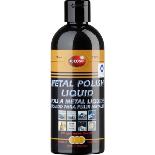 Autosol Liquid Metal Polish 250ml - 1210 Car Interior Workshop Tool