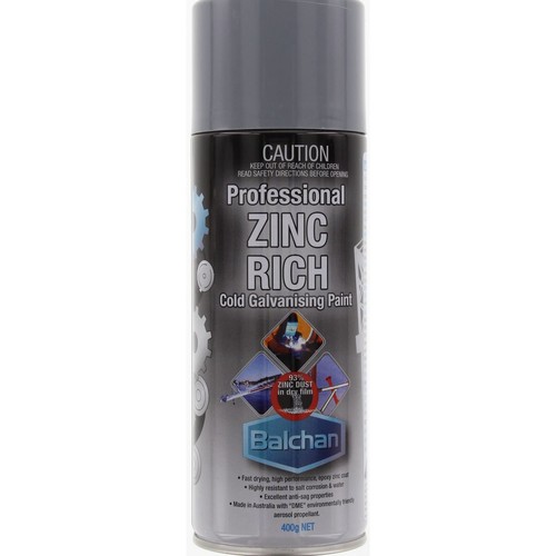 Balchan Liquid Cold Galvanising Paint 400g - BA1214 Car Interior Workshop Tool