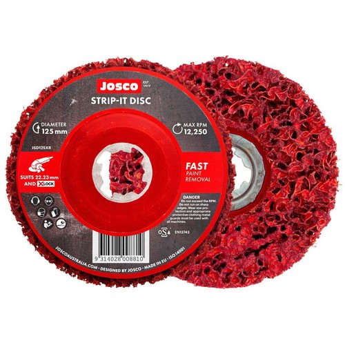 Josco Strip It Disc XHD 125mm - JSD125XR Workshop Tool