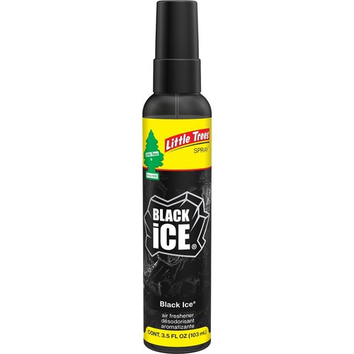 Little Trees Pump Spray Car Air Freshener 103ml Black Ice Scent - UPS-06355 Auto