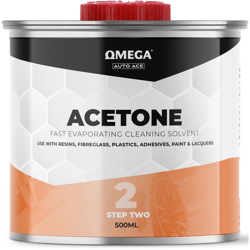 Omega Acetone Solvent 500ml - AA-AC500ML Auto