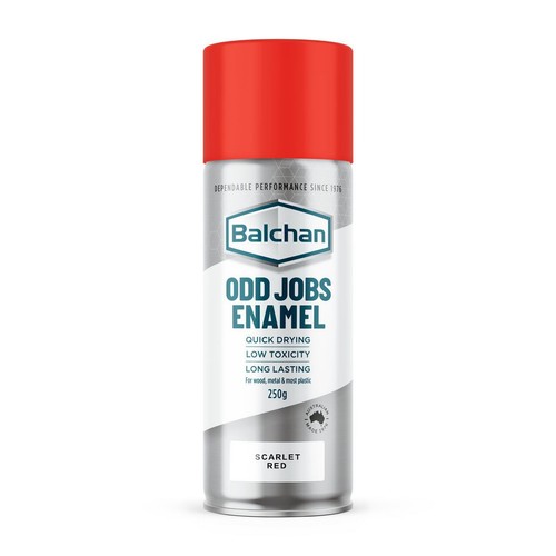 Balchan Odd Jobs Scarlet Red Spray Paint 250g - BOJ101204 Auto