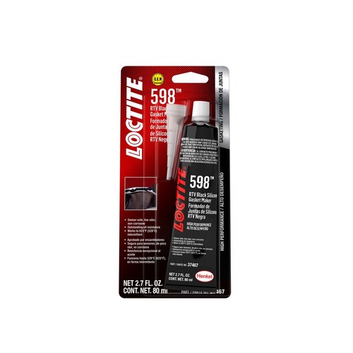 Loctite SI 598 - Silicone - Black - 80ml - 491985 Auto