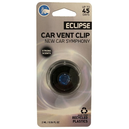 Eclipse Car Air Freshener: Membrane Vent Clip - New Car Symphony - RD2403025 DIY