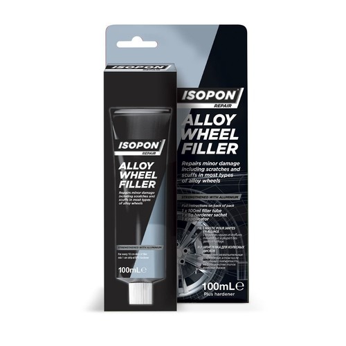 Isopon Alloy Wheel Filler 100ml - ALWH/100 Car Wiring Adapter Workshop Tool